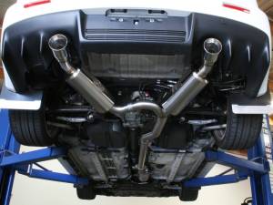 aFe - aFe Takeda Exhaust 304SS Dual Cat-Back w/ Polished Tips 08-13 Mitsubishi Lancer Evo X L4 2.0L Turbo 49-36701 - Image 3
