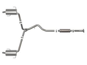 aFe - aFe Subaru Outback 20-23 H4-2.4L Takeda 2-1/2 IN to 2-1/4 IN 304 Stainless Steel Cat-Back Exhaust 49-36805 - Image 4