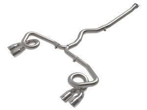 aFe - aFe POWER Takeda 3in to 2-1/2in 304 SS Cat-Back Exhaust w/ Polished Tips 22-23 Subaru WRX H4-2.4L(t) 49-36809-P - Image 1