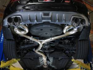 aFe - aFe Subaru WRX/STi 15-21 H4-2.0/2.5L Takeda 3in to 2-1/2in Stainless Cat-Back Exhaust Crbn Fiber Tip 49-36810-C - Image 5