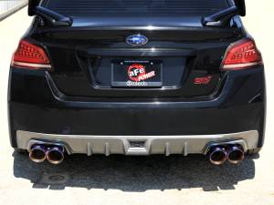 aFe - aFe Subaru WRX/STi 15-21 H4-2.0/2.5L Takeda 3in to 2-1/2in Stnlss Cat-Back Exhaust w/ Blue Flame Tip 49-36810-L - Image 3