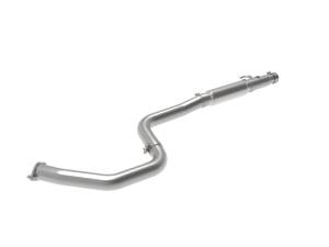 aFe - aFe Takeda 3in 304 SS Mid-Pipe Exhaust 19-20 Hyundai Veloster I4-1.6L(t) 49-37013 - Image 1