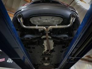 aFe - aFe Takeda 2-1/2in 304 SS Axle-Back Exhaust w/ Polished Tips 14-18 Mazda 3 L4 2.0L/2.5L 49-37014-P - Image 5