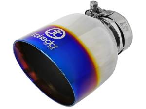 aFe - aFe Takeda 2-1/2in 304 SS Cat-Back Exhaust w/ Blue Flame Tips 14-18 Mazda 3 L4 2.0L/2.5L 49-37015-L - Image 2