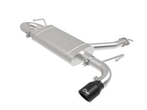 aFe - aFe Takeda 2.5in 304 SS Axle-Back Exhaust w/ Black Tips 18-22 Hyundai Kona L4-1.6L (t) AWD 49-37017-B - Image 1