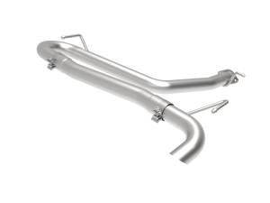 aFe - aFe Takeda 2-1/2in 304 SS Axle-Back Exhaust (No Muffler) 18-21 Hyundai Kona L4 1.6L (t) 49-37017NM - Image 1