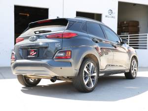 aFe - aFe Takeda 2.5in 304 SS Axle-Back Exhaust w/o Muffler w/BlackTips 18-22 Hyundai Kona L4-1.6L (t) AWD 49-37017NM-B - Image 2
