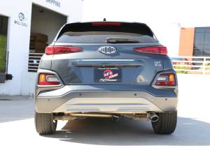 aFe - aFe Takeda 2.5in 304 SS Axle-Back Exhaust w/o Muffler w/Polish Tip 18-22 Hyundai Kona L4-1.6L(t) AWD 49-37017NM-P - Image 3