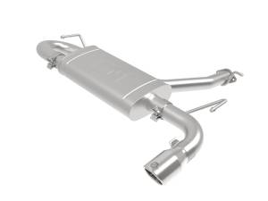 aFe - aFe Takeda 2.5in 304 SS Axle-Back Exhaust w/Polished Tips 18-22 Hyundai Kona L4-1.6L (t) AWD 49-37017-P - Image 1