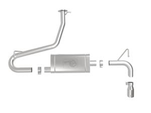 aFe - aFe Takeda 2.5in 304 SS Axle-Back Exhaust w/Polished Tips 18-22 Hyundai Kona L4-1.6L (t) AWD 49-37017-P - Image 2