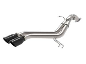 aFe - aFe Takeda 13-17 Hyundai Veloster L4-1.6L 2-1/2in 304 SS Axle-Back Exhaust w/ Black Tips 49-37019-B - Image 1