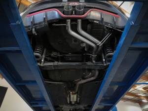 aFe - aFe Takeda 13-17 Hyundai Veloster L4-1.6L 2-1/2in 304 SS Axle-Back Exhaust w/ Carbon Fiber Tips 49-37019-C - Image 5