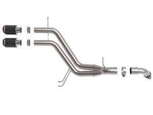 aFe - aFe Takeda 13-17 Hyundai Veloster L4-1.6L 2-1/2in 304 SS Axle-Back Exhaust w/ Carbon Fiber Tips 49-37019-C - Image 6