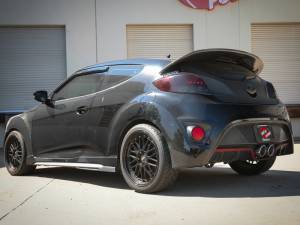 aFe - aFe Takeda 13-17 Hyundai Veloster L4-1.6L 2-1/2in 304 SS Axle-Back Exhaust w/ Polished Tips 49-37019-P - Image 3