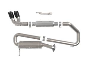 aFe - aFe 18-21 Suzuki Jimny Takeda 2-1/4in. 304 SS Cat-Back Exhaust w/ Blk Tip 49-37020-B - Image 5
