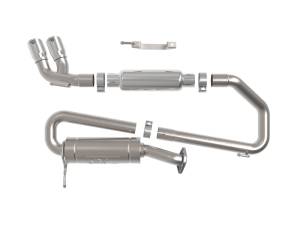 aFe - aFe 18-21 Suzuki Jimny Takeda 2-1/4in. 304 SS Cat-Back Exhaust w/ Polished Tip 49-37020-P - Image 5