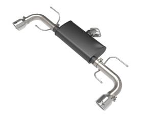 aFe - aFe Takeda 17-21 Mazda CX-5 2.5L (t) 2.5in. SS Axle-Back Exhaust System w/Polished Tips 49-37021-P - Image 1
