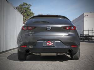 aFe - aFe 19-22 Mazda 3 L4 2.5L Takeda 3in to 2-1/2in 304 Stainless Steel Axle-Back Exhaust w/ Black Tip 49-37023-B - Image 3