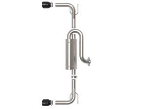 aFe - aFe 19-22 Mazda 3 L4 2.5L Takeda 3in to 2-1/2in 304 Stainless Steel Axle-Back Exhaust w/ Black Tip 49-37023-B - Image 5