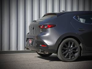 aFe - aFe 19-22 Mazda 3 L4 2.5L Takeda 3in to 2-1/2in 304 SS Axle-Back Exhaust w/ Carbon Fiber Tip 49-37023-C - Image 2