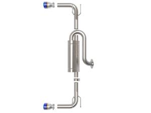 aFe - aFe 19-22 Mazda 3 L4 2.5L Takeda 3in to 2-1/2in 304 SS Axle-Back Exhaust w/ Blue Flame Tip 49-37023-L - Image 5