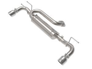 aFe - aFe 19-22 Mazda 3 L4 2.5L Takeda 3in to 2-1/2in 304 Stainless Steel Axle-Back Exhaust w/Polished Tip 49-37023-P - Image 1