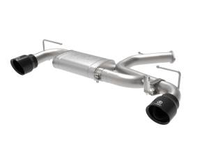 aFe - aFe 21-22 Hyundai Veloster N L4-2.0L Takeda 3in 304 SS Axle-Back Exhaust System w/ Black Tip 49-37029-B - Image 1