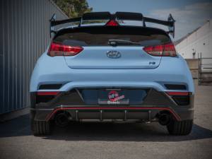 aFe - aFe Hyundai Veloster N 21-22 L4-2.0L (t) Takeda Cat-Back Exhaust System- Black Tips 49-37030-B - Image 3