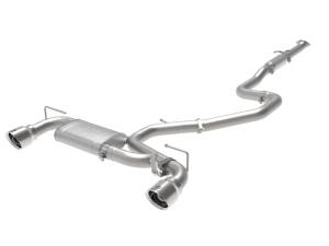 aFe - aFe Hyundai Veloster N 21-22 L4-2.0L (t) Takeda Cat-Back Exhaust System- Polished Tips 49-37030-P - Image 1