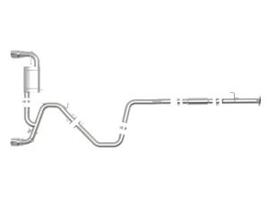 aFe - aFe Hyundai Veloster N 21-22 L4-2.0L (t) Takeda Cat-Back Exhaust System- Polished Tips 49-37030-P - Image 3