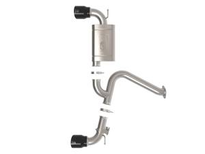 aFe - aFe 22-23 Hyundai Kona N L4 2.0L (t) Takeda 3in SS Axle-Back Exhaust System w/ Black Tips 49-37032-B - Image 4