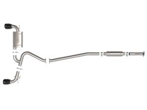 aFe - aFe 22-23 Hyundai Kona N L4 2.0L(t) Takeda 3in 304 SS Cat-Back Exhaust System w/ Black Tips 49-37033-B - Image 4