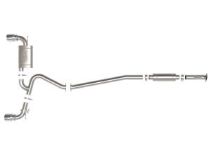 aFe - aFe 22-23 Hyundai Kona N L4-2.0L (t) Takeda 3in 304 SS Cat-Back Exhaust System w/ Polished Tips 49-37033-P - Image 4