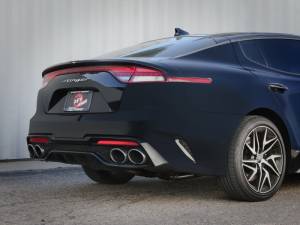 aFe - aFe Gemini XV 3in to Dual 2-1/2in 304 SS Cat-Back Exhaust w/ Cut-Out 18-21 Kia Stinger L4-2.0L (t) 49-37034 - Image 3