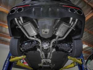 aFe - aFe Gemini XV 3in to Dual 2-1/2in 304 SS Cat-Back Exhaust w/ Cut-Out 18-21 Kia Stinger L4-2.0L (t) 49-37034 - Image 5