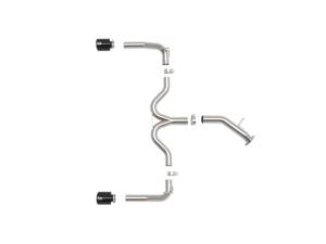 aFe - aFe 20-21 Kia Forte GT 1.6L 3in-2.5in 304 Stainless Steel Axle-Back Exhaust w/ Black Tips 49-37037-B - Image 5