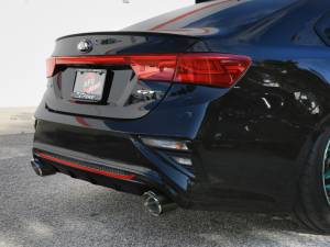 aFe - aFe Takeda 20-21 Kia Forte GT 1.6L (t) 3in to 2.5in SS Axle-Back Exhaust System w/ Carbon Fiber Tips 49-37037-C - Image 2