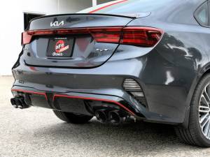 aFe - aFe 22-24 Kia Forte GT 1.6L 3in-2.5in 304 Stainless Steel Axle-Back Exhaust w/ Black Tips 49-37039-B - Image 2