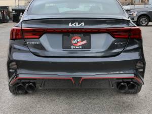 aFe - aFe 22-24 Kia Forte GT 1.6L 3in-2.5in 304 Stainless Steel Axle-Back Exhaust w/ Black Tips 49-37039-B - Image 3