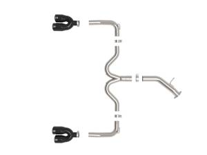 aFe - aFe 22-24 Kia Forte GT 1.6L 3in-2.5in 304 Stainless Steel Axle-Back Exhaust w/ Black Tips 49-37039-B - Image 5