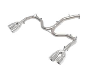 aFe - aFe 22-24 Kia Forte GT 1.6L 3in-2.5in 304 Stainless Steel Axle-Back Exhaust w/ Polished Tips 49-37039-P - Image 1