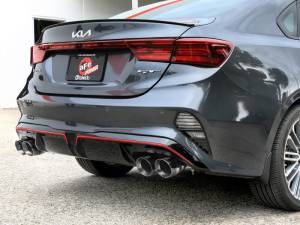 aFe - aFe 22-24 Kia Forte GT 1.6L 3in-2.5in 304 Stainless Steel Axle-Back Exhaust w/ Polished Tips 49-37039-P - Image 2
