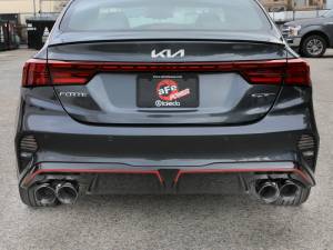 aFe - aFe 22-24 Kia Forte GT 1.6L 3in-2.5in 304 Stainless Steel Axle-Back Exhaust w/ Polished Tips 49-37039-P - Image 3