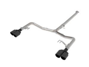 aFe - aFe Takeda 21-24 Kia K5 GT L4-2.5L (t) SS Axle-Back Exhaust System w/ Carbon Fiber Tips 49-37043-C - Image 1