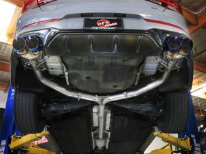 aFe - aFe Takeda 21-24 Kia K5 GT L4-2.5L (t) SS Axle-Back Exhaust System w/ Blue Flame Tips 49-37043-L - Image 4