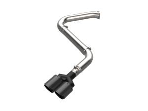 aFe - aFe Takeda Axle-Back Exhaust System Hyundai Elantra N Line 21-25 L4-1.6L- Carbon Fiber Tip 49-37045-C - Image 1