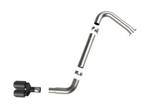 aFe - aFe Takeda Axle-Back Exhaust System Hyundai Elantra N Line 21-25 L4-1.6L- Carbon Fiber Tip 49-37045-C - Image 5