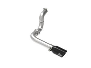 aFe - aFe 20-21 Jeep Wrangler Large Bore-HD 3in 304 Stainless Steel DPF-Back Exhaust System - Black Tip 49-38092-B - Image 1