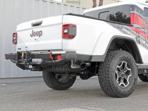 aFe - aFe 2021+ Jeep Gladiator V6-3.0L (td) Vulcan Series 3in 304 SS DPF-Back Exhaust System - Black Tip 49-38093-B - Image 3