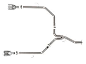 aFe - aFe Vulcan Series 3in 304SS Cat-Back 21 Jeep Gladiator V6-3.0L (td) - Dual Polished Tip 49-38095-P - Image 5